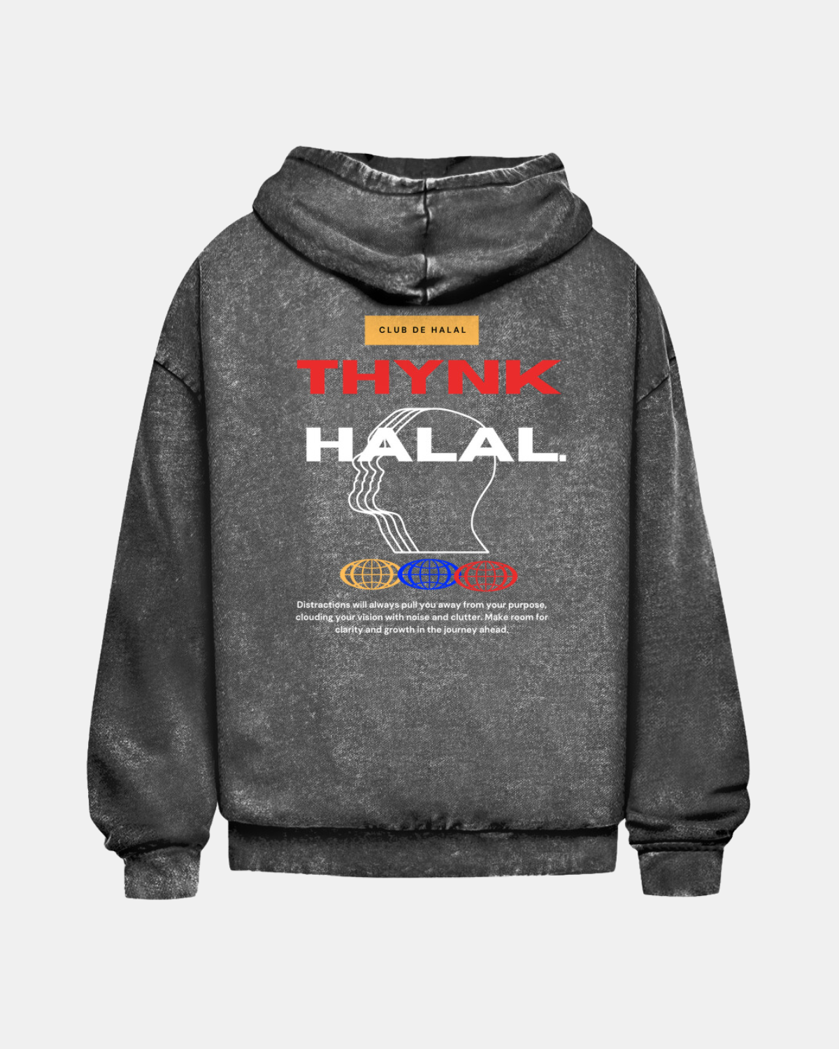 Thynk Halal 01 01 Washed Oversized Hoodie